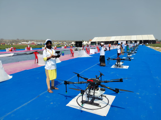 Hyd firms deliver drones & train women under ‘Namo Drone Didi’.