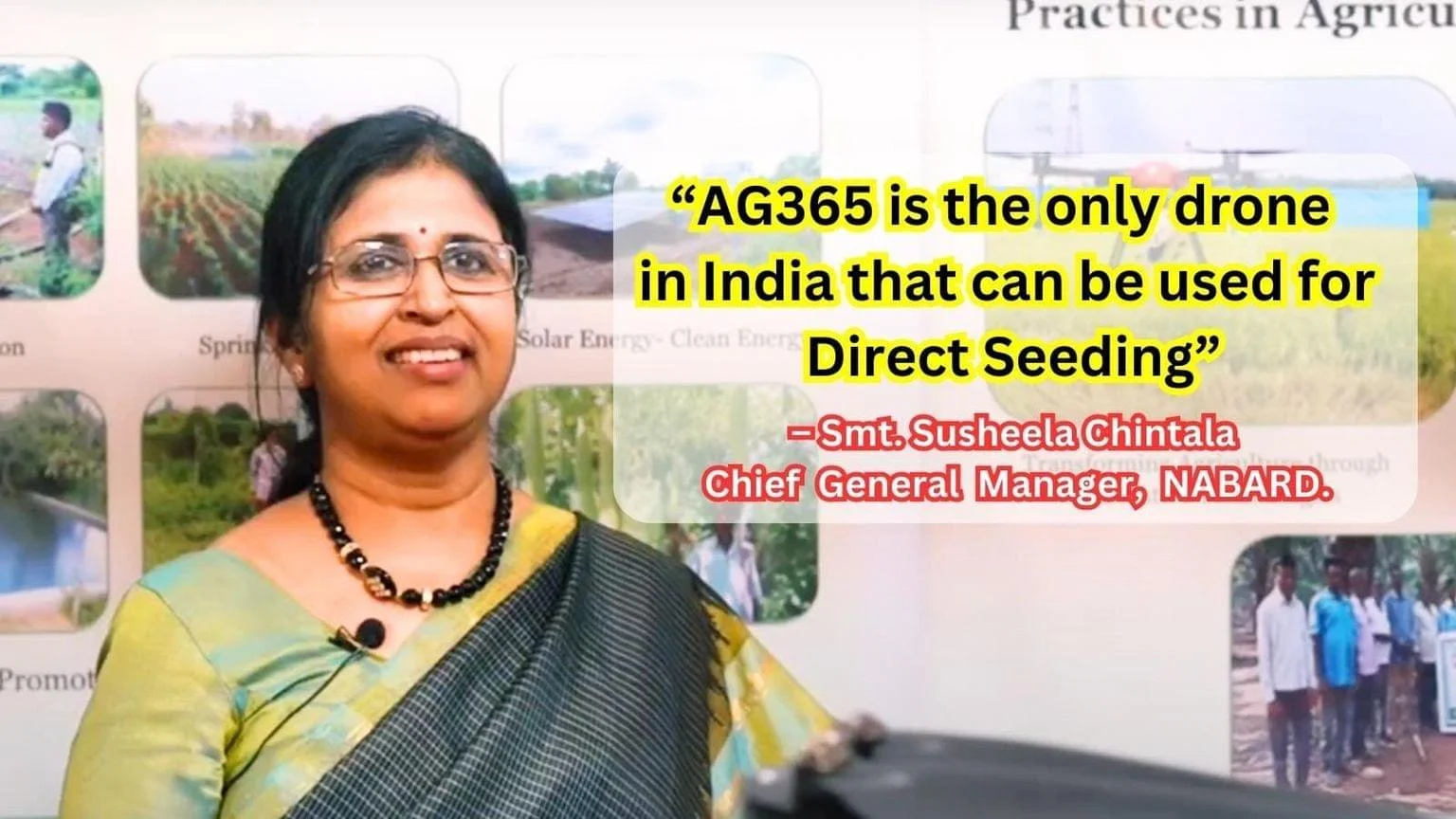 NABARD to promote Drone technology among FPOs | Marut Drones | Smt.Suseela Chintala | NABARD