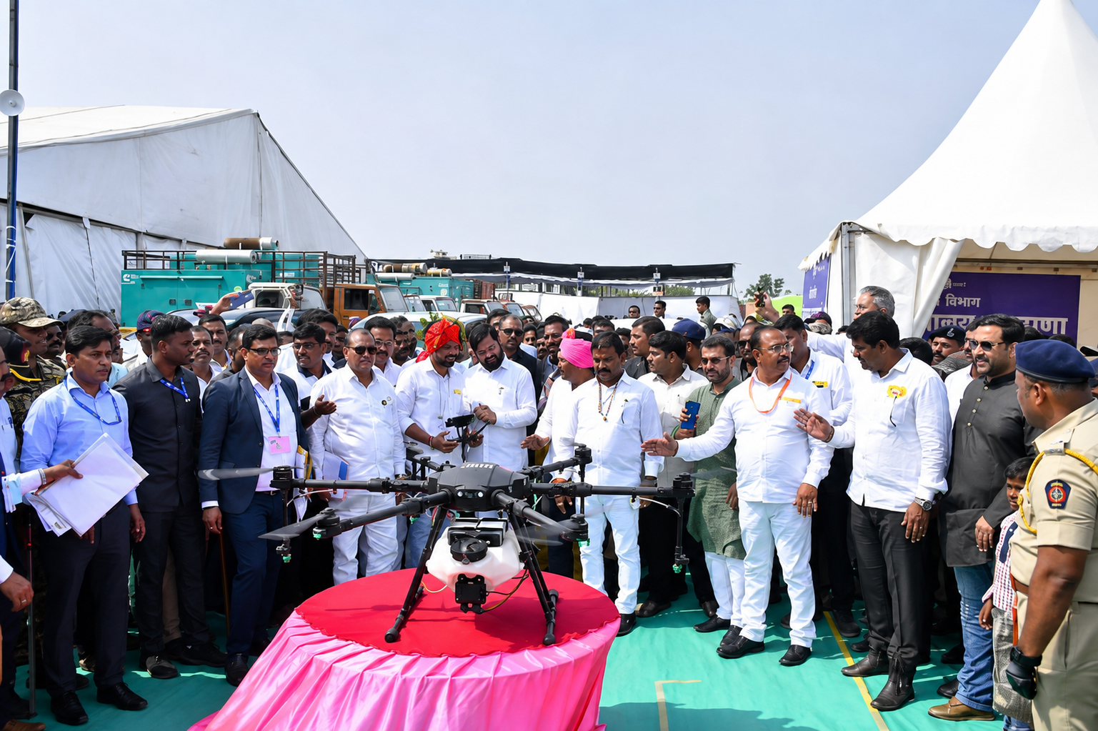 Eknath Shinde Ji launching AG 365S